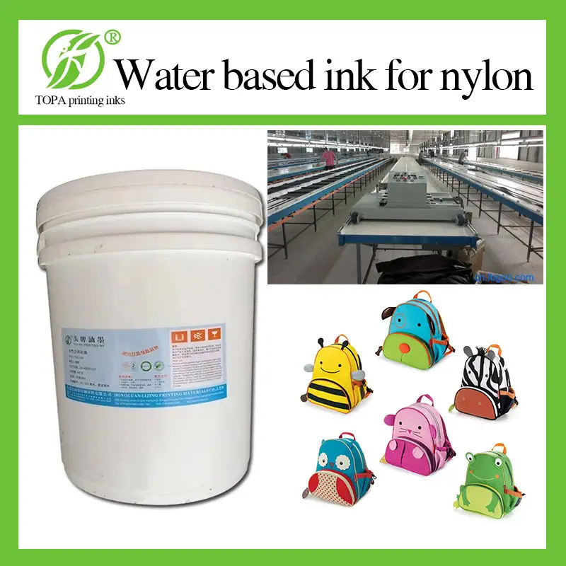 waterbased ink for nylon screen printing