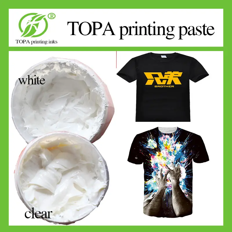 750waterbased rubber paste for screen printing t-shirt